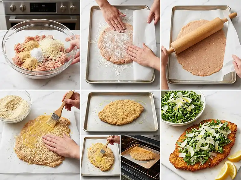How to Make giant chicken cutlet