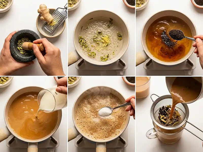 How to Make indian cardamom tea recipe​
