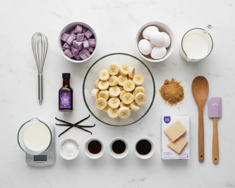 Quick Ube Banana Pudding Recipe 3 ingredients