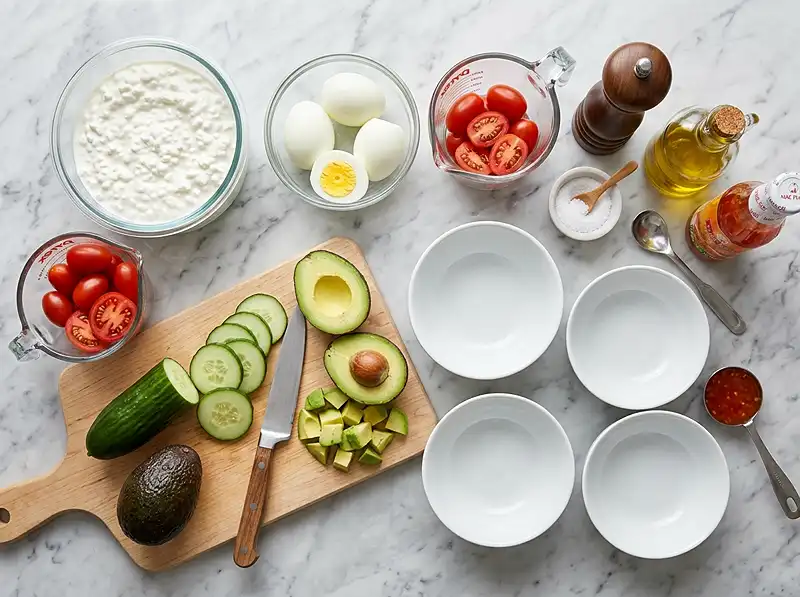 cottage cheese breakfast bowl​ Ingredients