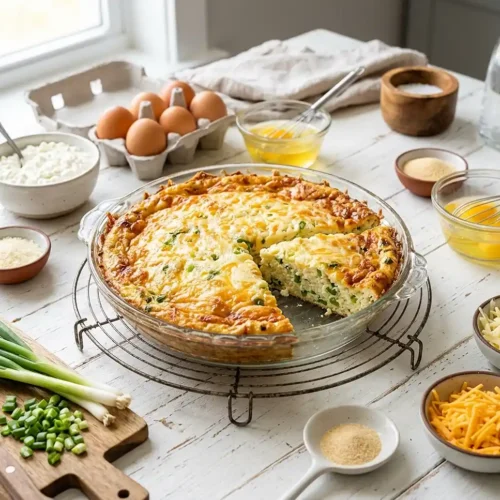 cottage cheese wrap quiche ​