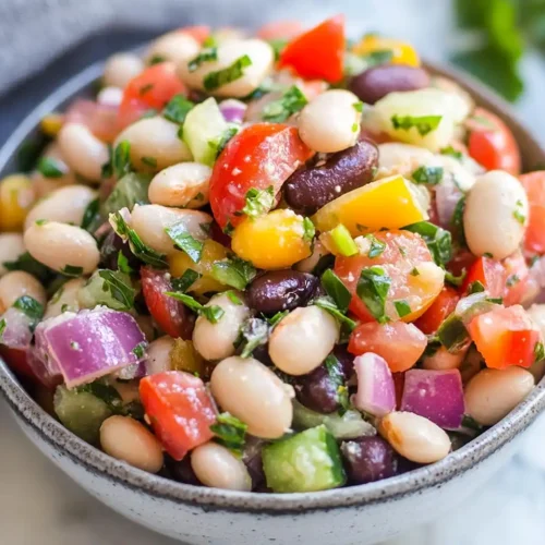 dense bean salad grinder recipe​