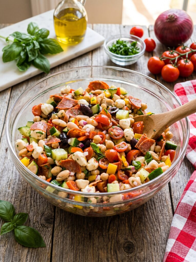 dense bean salad recipe italian​