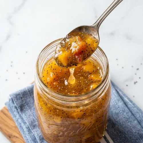 Peach Chia Seed Jam Recipe 2 easy peach jam recipe