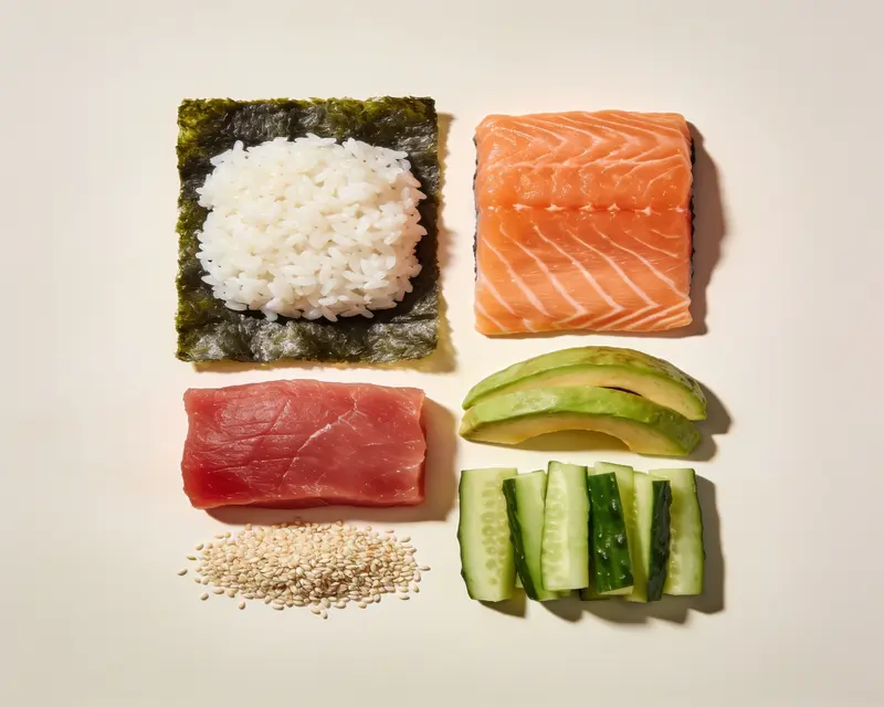 Sushi Shaggy Dog Roll Recipe with Creamy Crab 3 ingredients