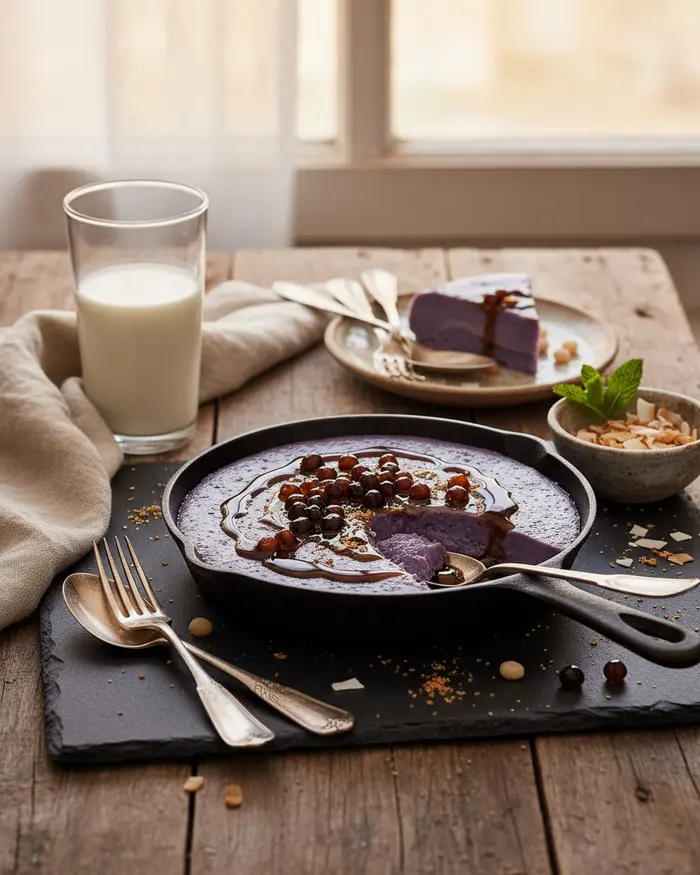 Ube Taho Recipe 5 final plated dish