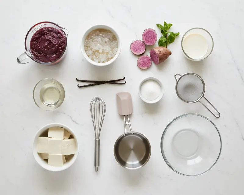 Ube Taho Recipe 3 ingredients