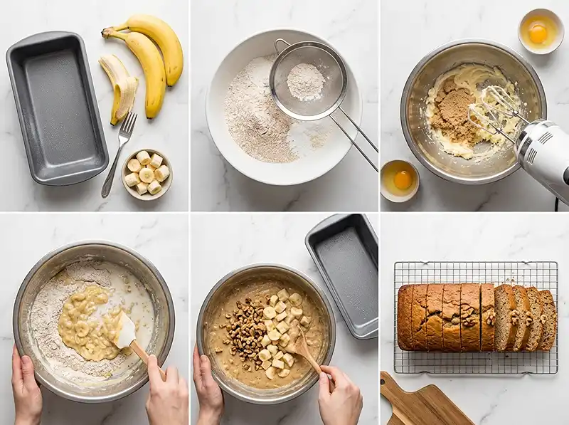 weight watchers banana nut bread​ Instructions