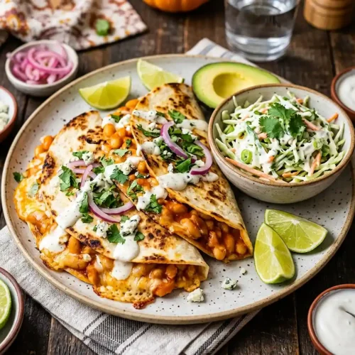 Buffalo White Bean Tacos