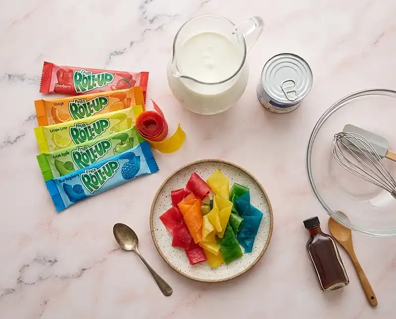 Fruit Roll-Up Ice Cream Recipe 3 Fruit Roll-Up Ice Cream Recipe Ingredients