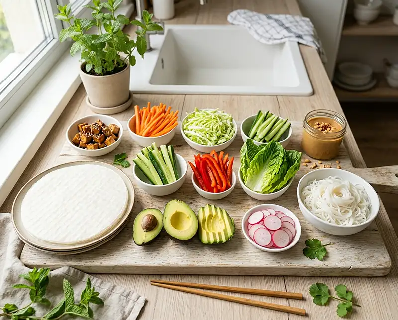 Giant Bang Bang Summer Rolls Ingredients