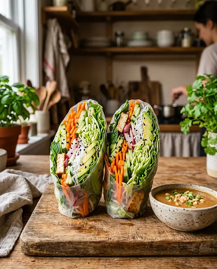 Giant Bang Bang Summer Rolls Recipe