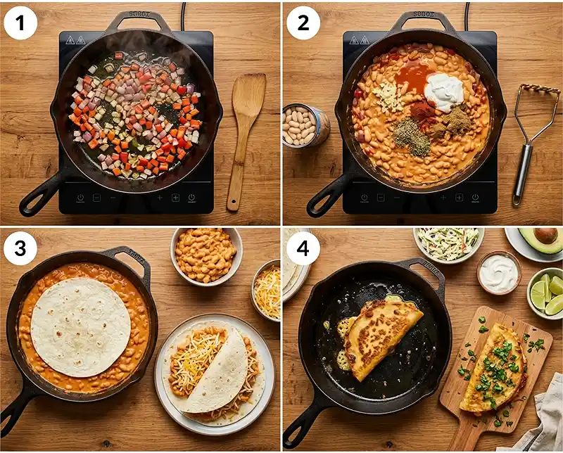How to Make Buffalo White Bean Tacos