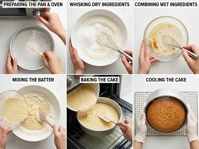 How to Make Eggless Vanilla Cake