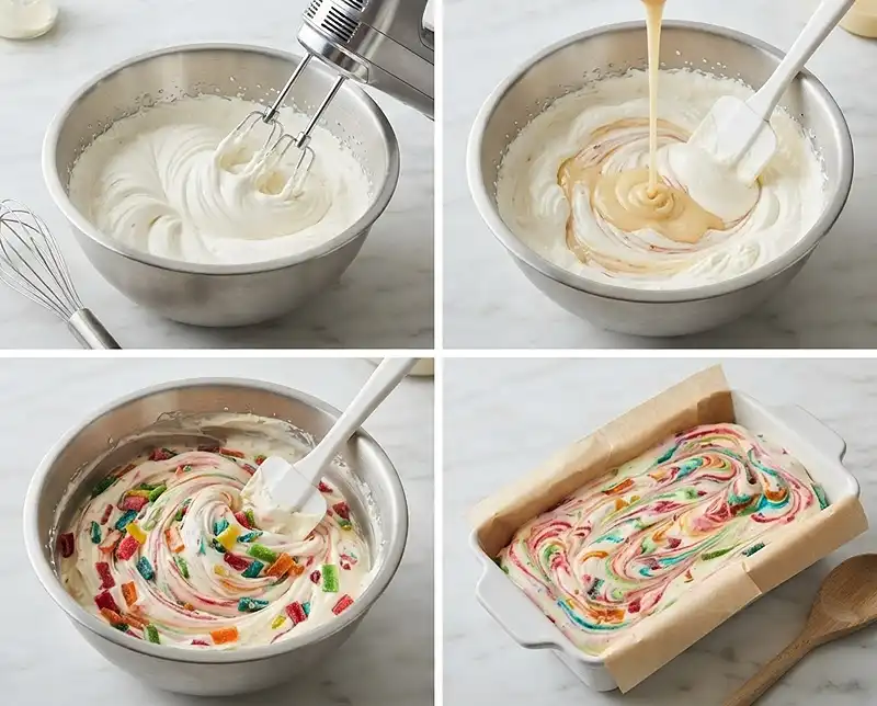 Fruit Roll-Up Ice Cream Recipe 4 How to Make Fruit Roll-Up Ice Cream Recipe