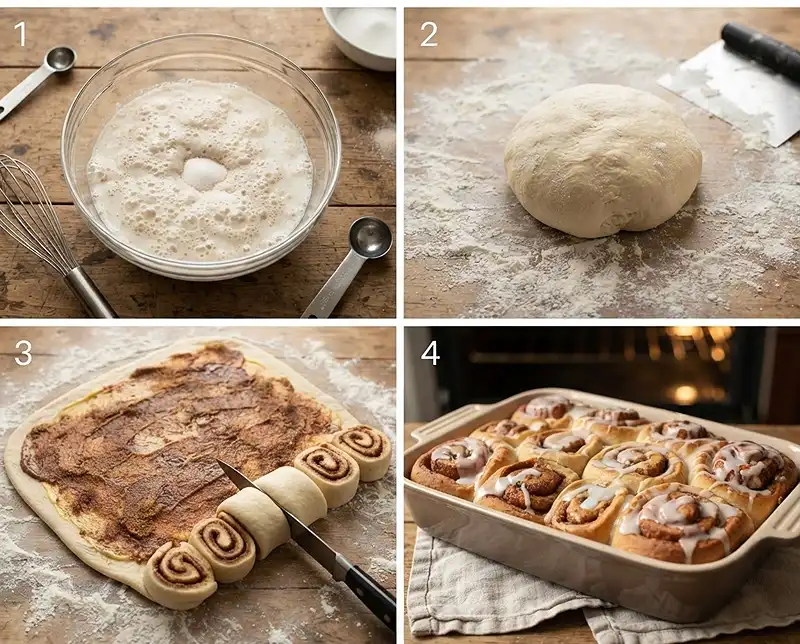 How to Make cinnamon rolls with brown sugar and butter​