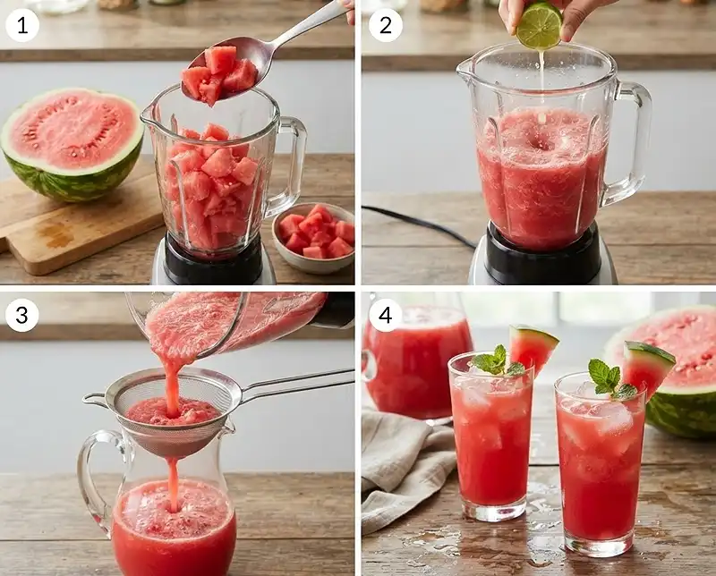 How to Make watermelon juice recipe​
