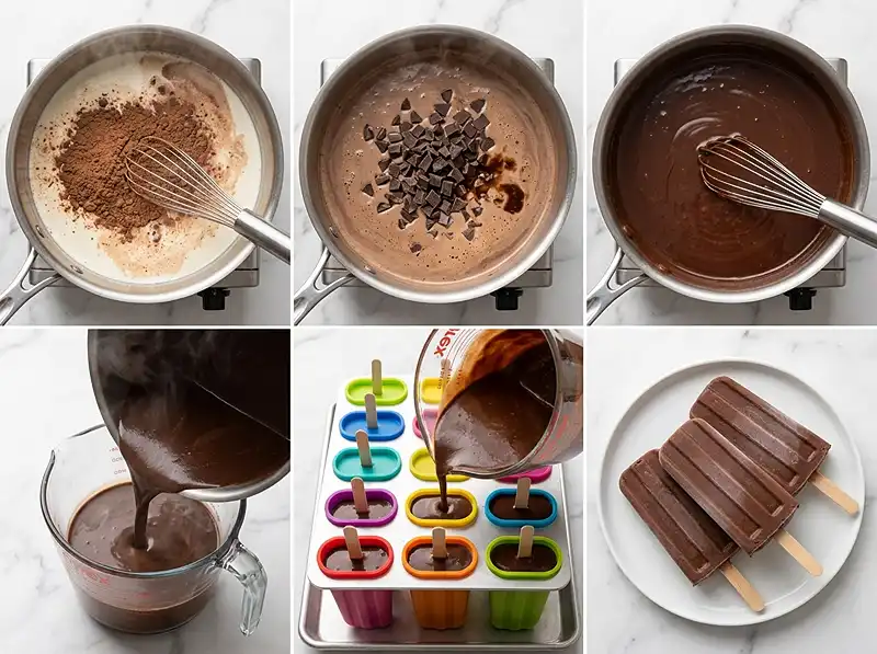 How to Make ​ homemade fudgesicles recipe​