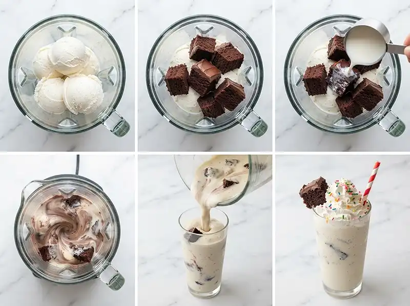 How to make portillo's birthday cake shake