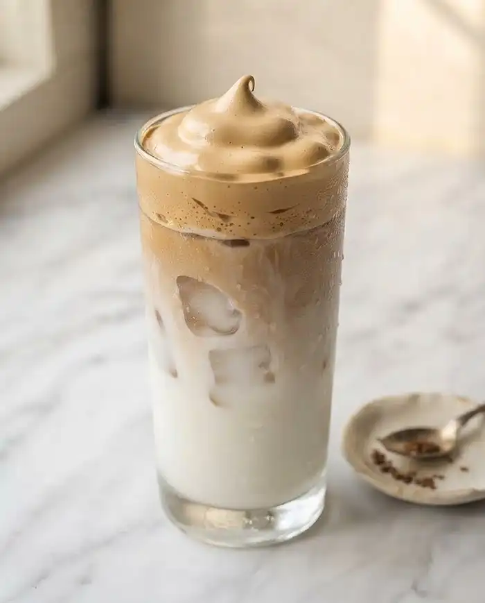 Iced frothy coffee​