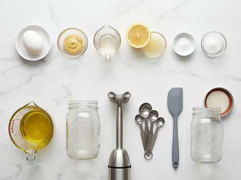 Homemade Mayonnaise Recipe 3 Main ingredients for homemade mayonnaise