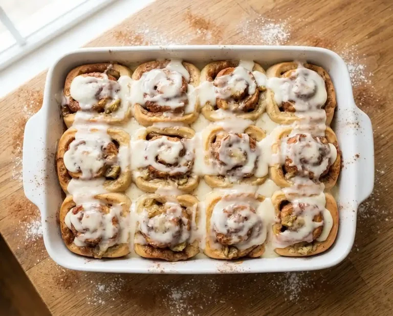 Simple Brown Butter Banana Bread Cinnamon Rolls