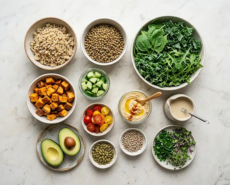 Sprouted Power Bowls Ingredients