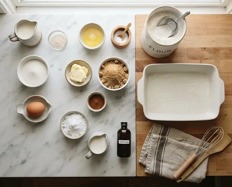 cinnamon rolls with brown sugar and butter​ ingredients
