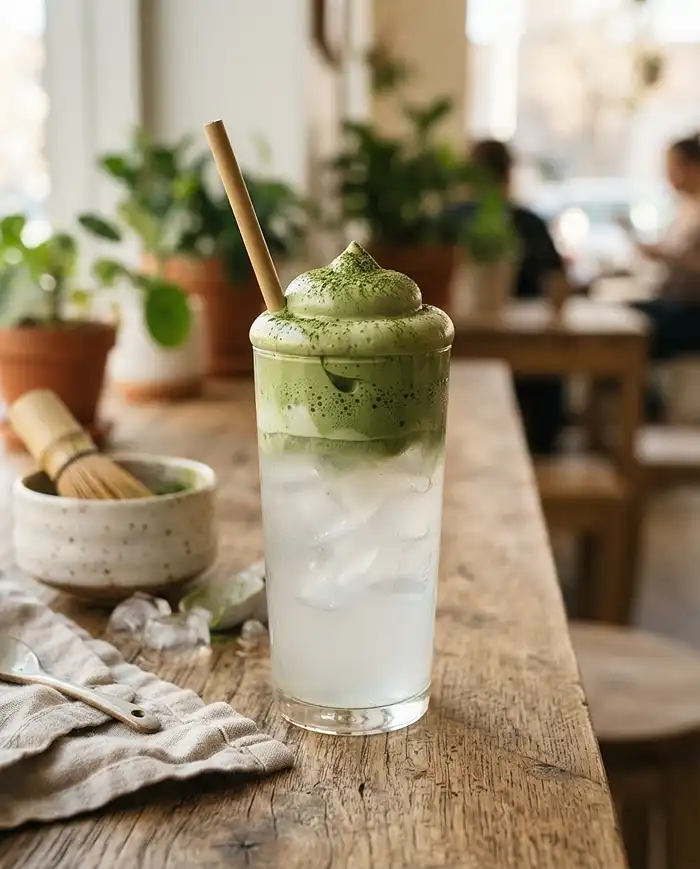 coconut cloud matcha latte​ Drink