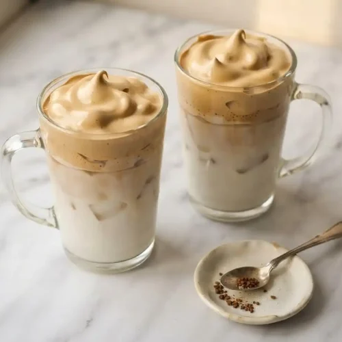 cold frothy coffee​