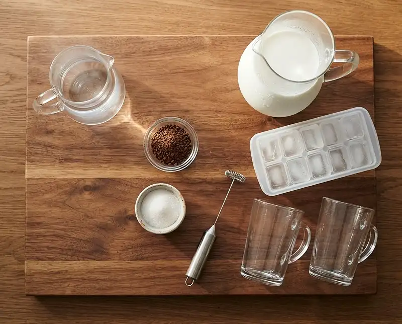 cold frothy coffee​ Ingredients