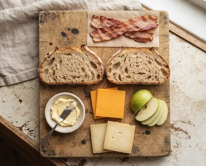 Harrison Ford Grilled Cheese Recipe 3 harrison ford grilled cheese Ingredients