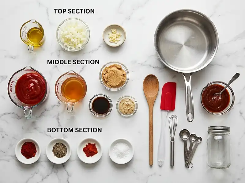 homemade bbq sauce Ingredients