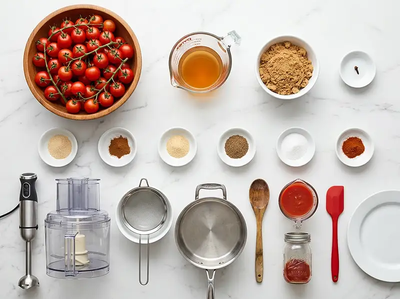 homemade ketchup Ingredients