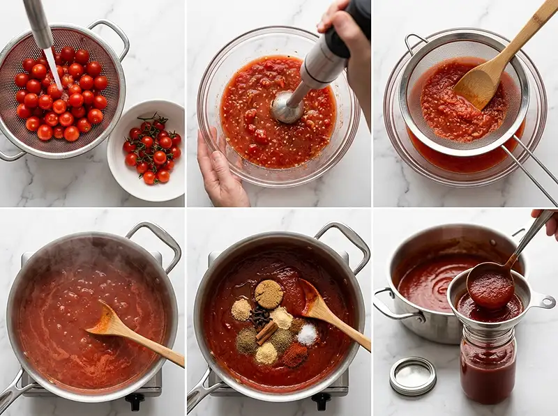 how to make homemade ketchup