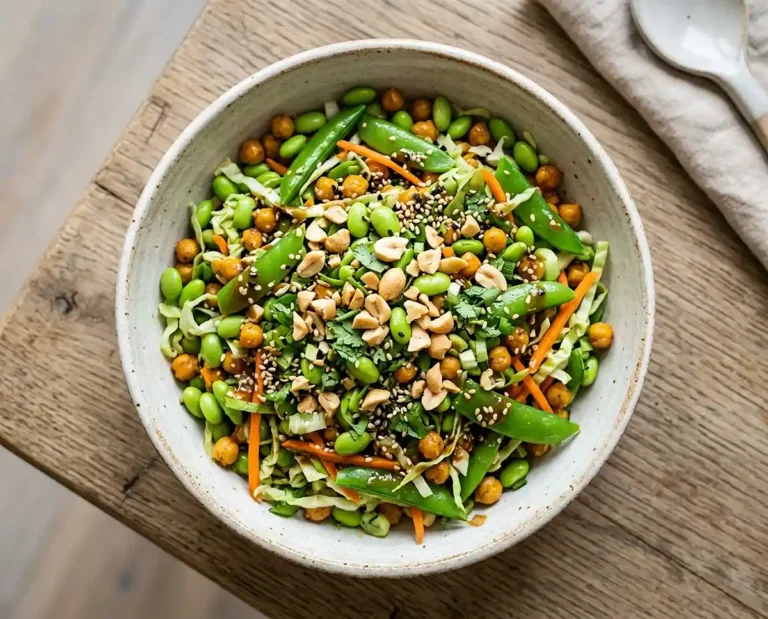 miso sesame dense bean salad​