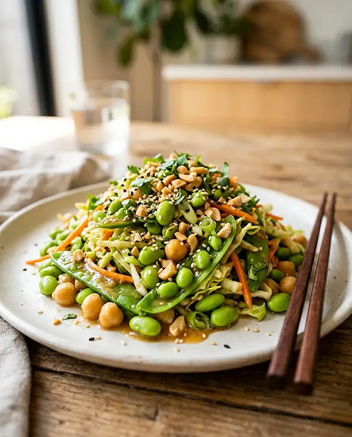 miso sesame dense bean salad​ Recipe