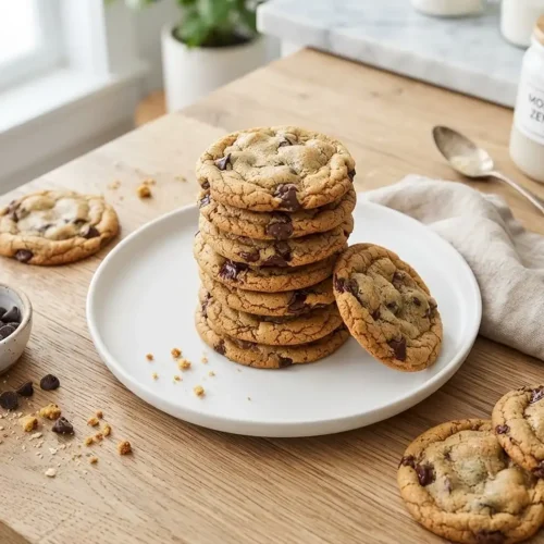 Monk Fruit Chocolate Chip Cookies (Sugar-Free!) 2 monk fruit chocolate chip cookies