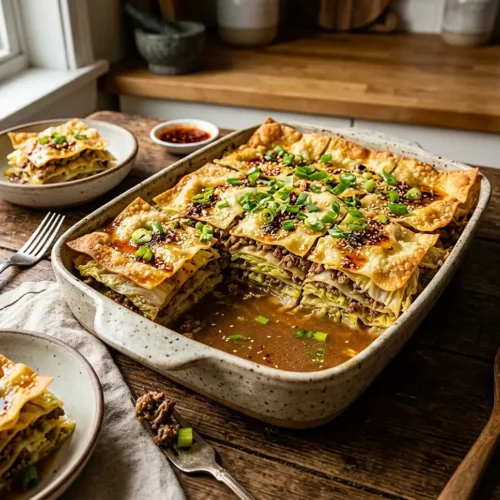 napa soup dumpling lasagna​