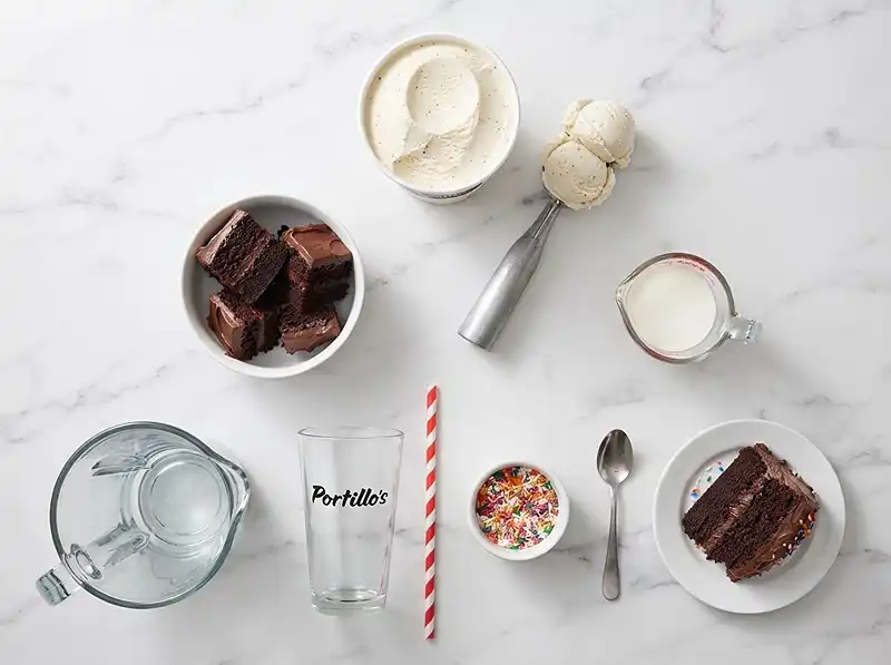 portillo's birthday cake shake Ingredients