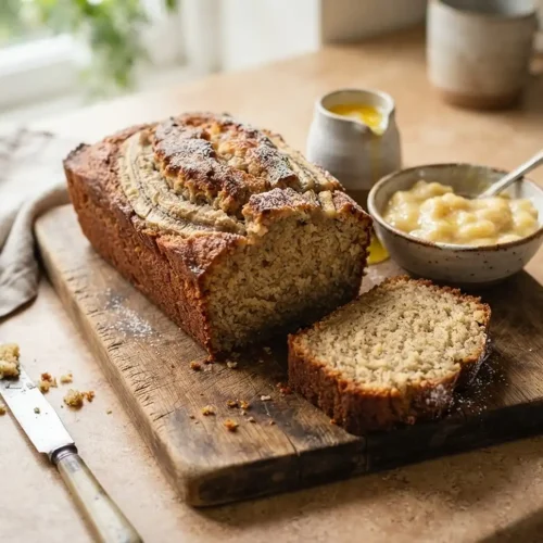 Simple Eggless Banana Bread Recipe 2 simple eggless banana bread