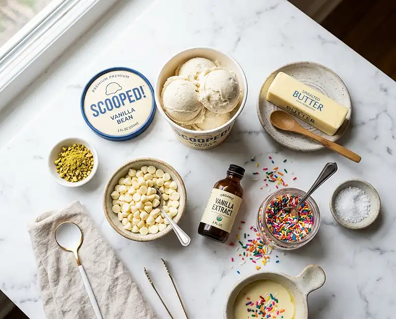 viral butter dipped ice cream​ Ingredients