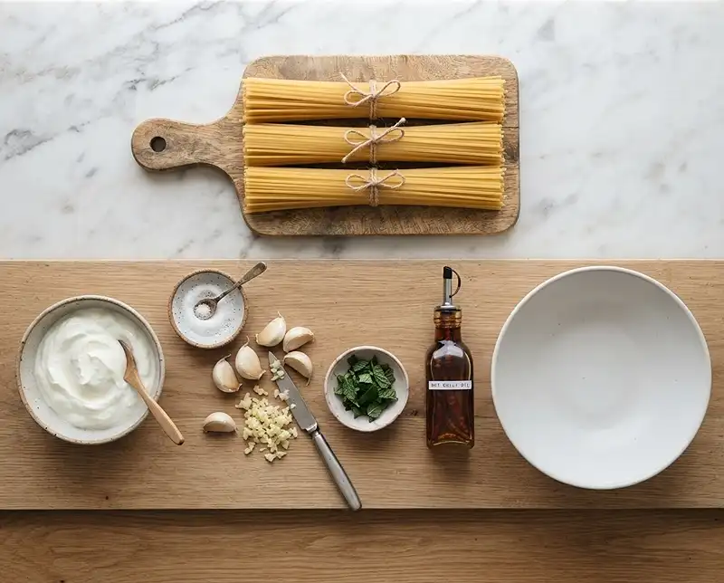 yogurt noodles recipe​ Ingredients