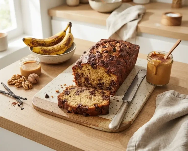 3 ingredient banana bread without flour or oats​
