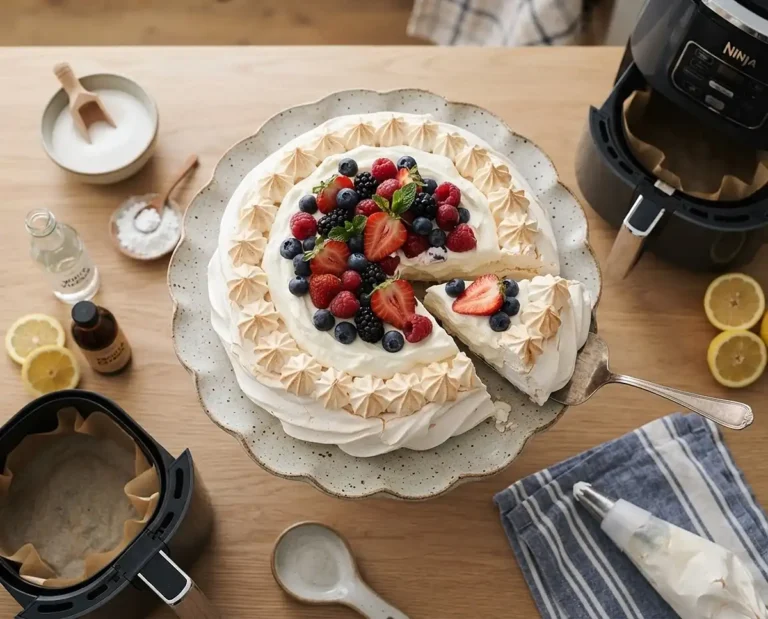 Air fryer meringue