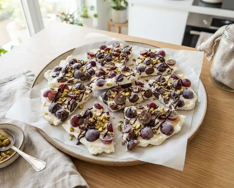 Frozen Grape Yogurt Bark