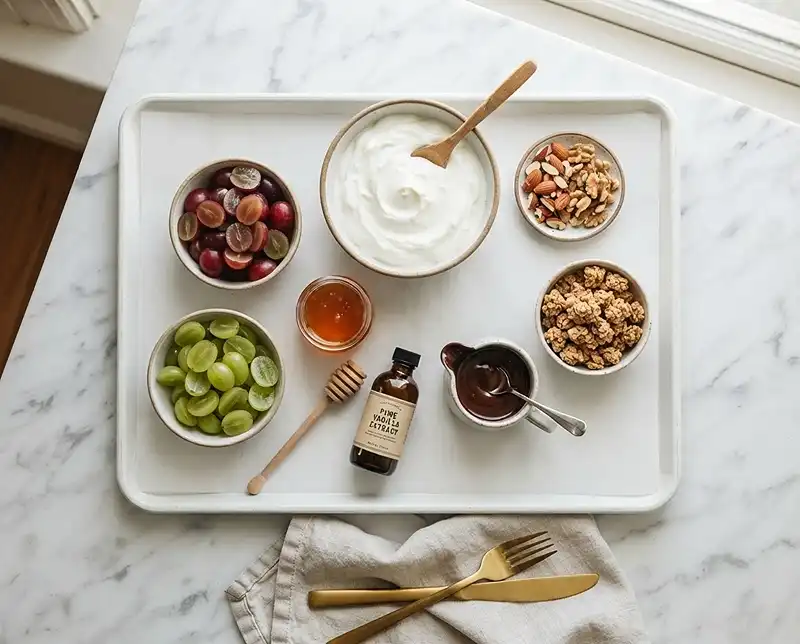 Frozen Grape Yogurt Bark Recipe 3 Frozen Grape Yogurt Bark Ingredients