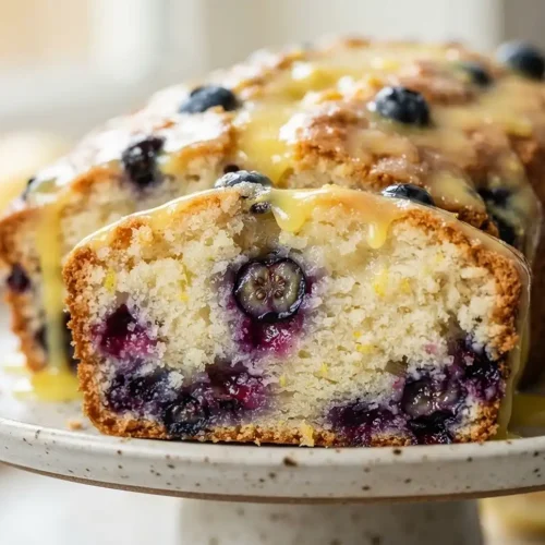 Greek Yogurt Lemon Blueberry Loaf