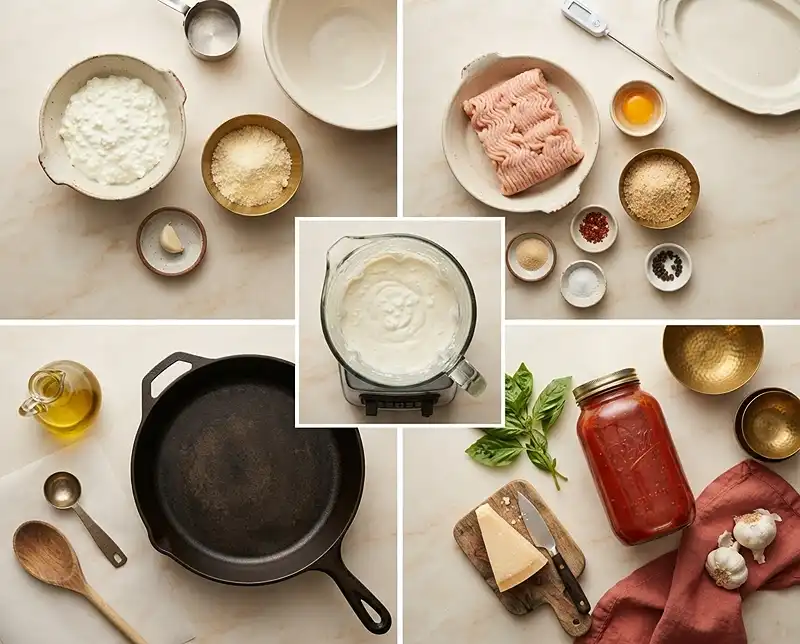 High-Protein Chicken Cottage Cheese Meatballs Ingredients