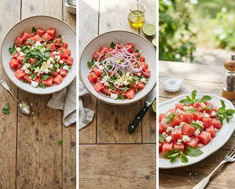How to Make feta cheese watermelon salad recipe​